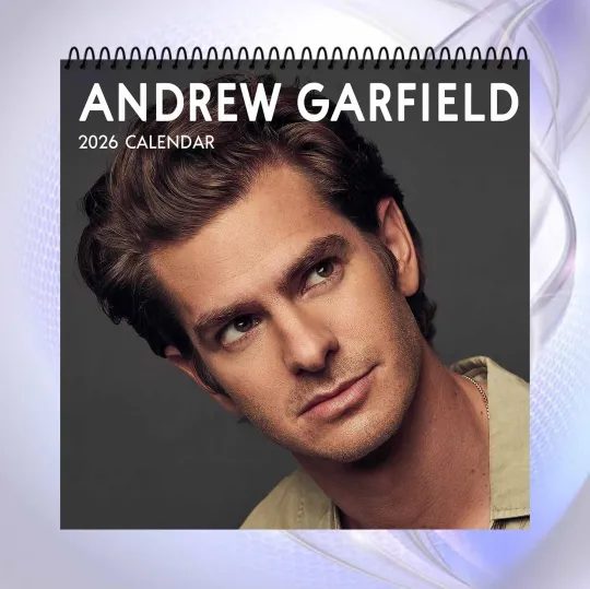 Discover Andrew Garfield 2026 Wall Calendar, Elegant Actor Portrait Monthly Planner