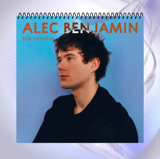 Discover Alec Benjamin 2026 Wall Calendar, Modern Music Artist Portrait Photo Collection