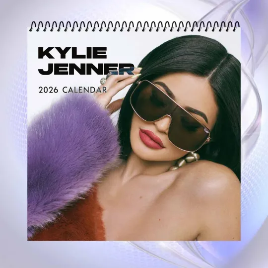 Discover Kylie Jenner 2026 Wall Calendar, Celebrity Fashion Photo Monthly Planner Gift