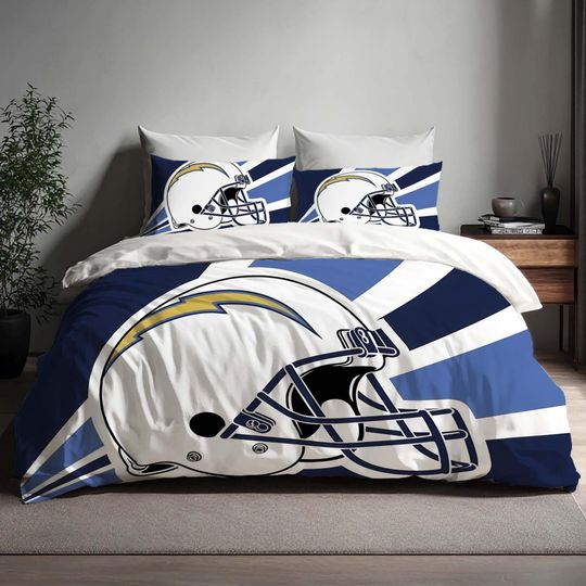 Discover Halloween Los Angeles Chargers Bedding Setm Duvet Cover and Quilt Cover