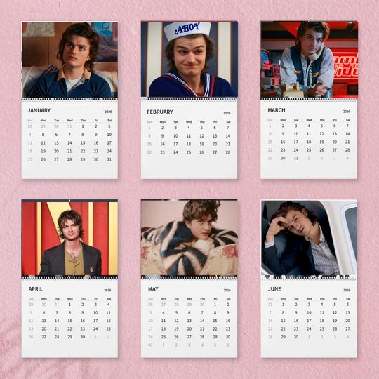 Discover 2026 Joe Keery Calendar | 2026 Calendar | Joe Keery Gift | Joe Keery Shirt | Djo Poster | Djo Merch | Music Poster