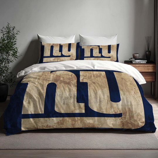 New York Giants Duvet Cover Bedding Set for Birthday and Christmas