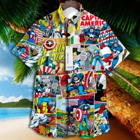 Marvel Spider Man Hibiscus Flower Hawaiian Shirt