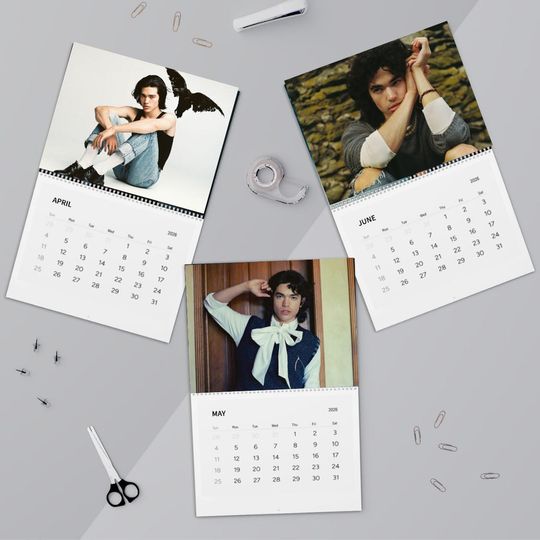 2026 Conan Gray Calendar | 2026 Wall Calendar | Conan Gray Wishbone | Conan Gray Merch Gift | Music Gift | Star Necklace