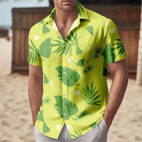 Discover Green Nick Wilde Button Shirt, Men Shorts, Disney Zootopia Cosplay Costume