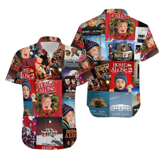 Retro Home Alone Hawaiian Shirt