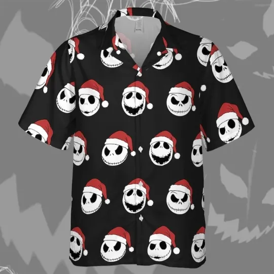 Discover Jack Skellington Hawaiian Shirt, Nightmare Before Christmas Button Shirt