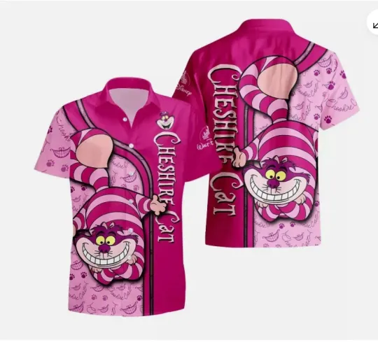Discover Cheshire Cat 3D Hawaii Shirt