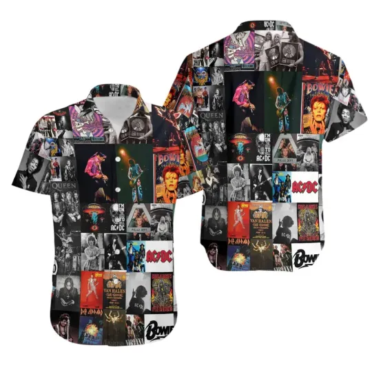 Discover Rock and Roll 3D Hawaii Shirt Mother Day Gift All Over Print