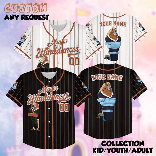 Discover Disney Zootopia Mayor Winddancer Jersey Shirt, Disney Zootopia Jersey Shirt, Team Mayor Winddancer Fan Shirt, Disneyland Family Trip Shirt