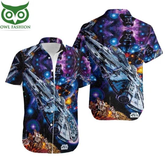 Discover Star Wars Darth Vader Starships Universe Hawaiian Shirt