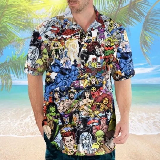 Discover Spiderman Hawaiian 3D Shirt
