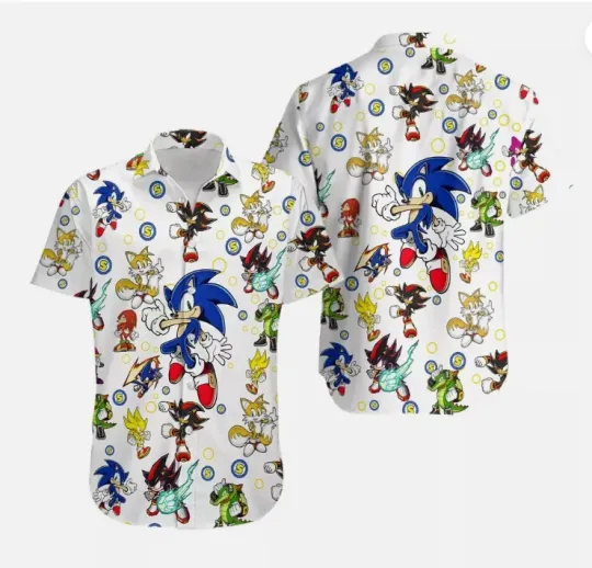 Sonic the Hedgehog 3D Hawaii Shirt