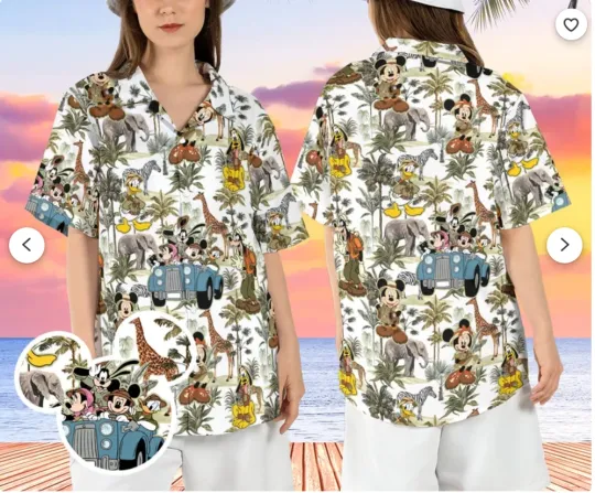 Discover Disneyland Safari 3D HAWAII SHIRT The Mother Day Gift Christmas Gift Halloween
