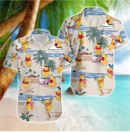 Discover Winnie The Pooh 3D HAWAII SHIRT HALLOWEEN GIFT CHRISTMAS GIFT BEST PRICE US SIZE