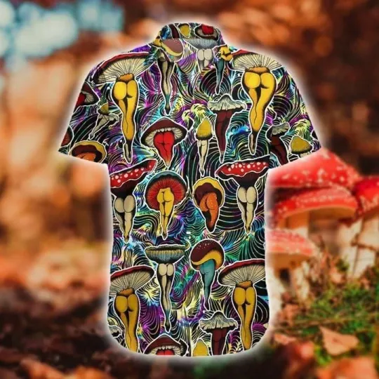 Discover Humanoid Mushroom  3D Hawaii Shirt The Mother Day Christmas Gift Halloween Gift