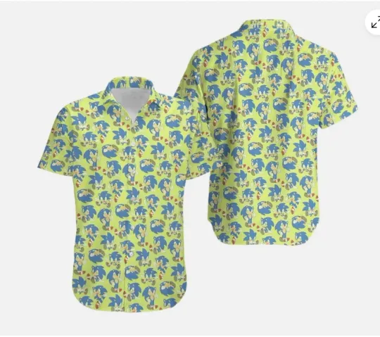 Sonic the Hedgehog 3D Hawaii Shirt