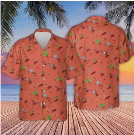 Discover Cute Looneyy Tuness 3D Hawaii Shirt for Halloween and Christmas Gifts