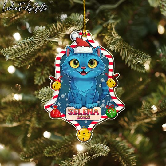 Discover Personalized Name Derpy Kpop Demon Hunters Ornament, Tiger Ornament, Christmas Tree Decor