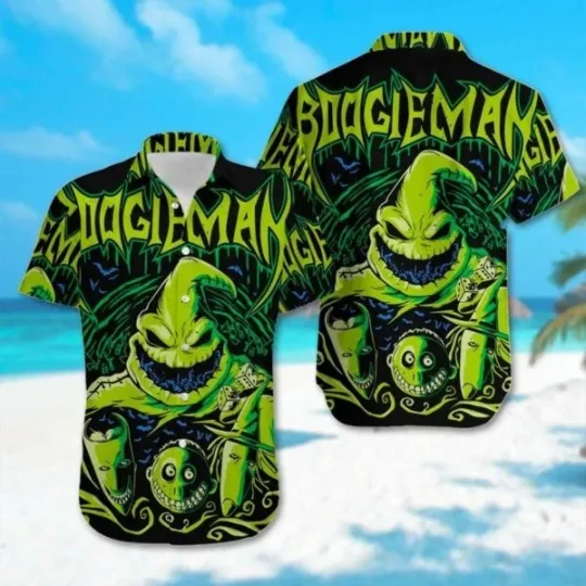Discover Oogie Boogie Nightmare Before Christmas Hawaiian Shirt, Halloween Horror Summer