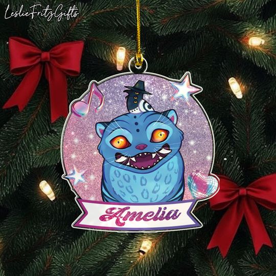 Discover Custom Kpop Demon Hunters Derpy Ornament, Name Personalized Derpy KPDH Ornament, Huntrix Christmas Ornament