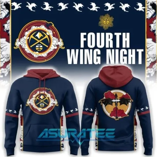 2025 Fourth Wing Night Special Edition Basketball Hoodie 3D Set Unisex