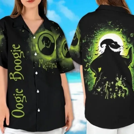 Custom Oogie Boogie Hawaiian Shirt, Nightmare Before Christmas Halloween