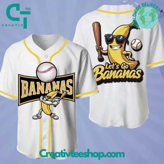 Discover Savannah Banana 2025 “Let’S Go Bananas” Special Baseball Jersey