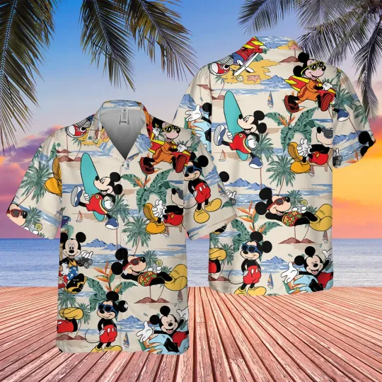 Discover Mickey Hawaii Shirt, Mickey Aloha Shirt, Disney Hawaiian Shirt, Summer Vacation