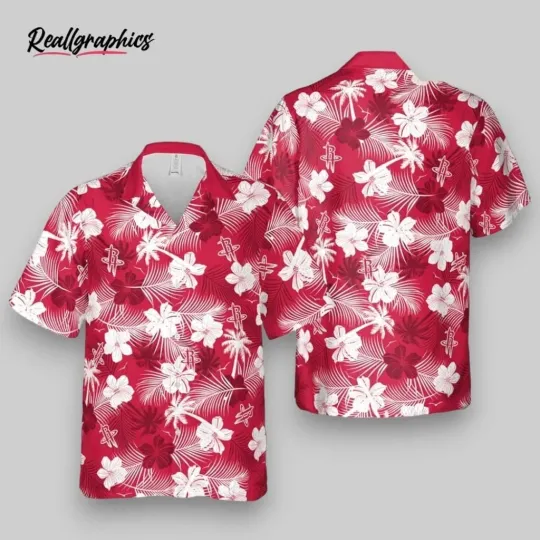 Houston Basketball Team Rocketss Hawaiian Shirt