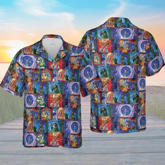 Discover Beauty And The Beast Hawaiian Shirt, Belle Aloha Shirt, Disney Princess Shirt