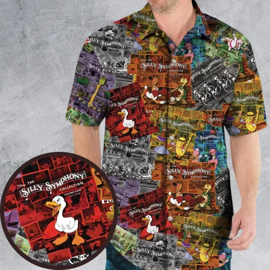 Discover Silly Symphony Collection Hawaiian Shirt, button down unisex adults