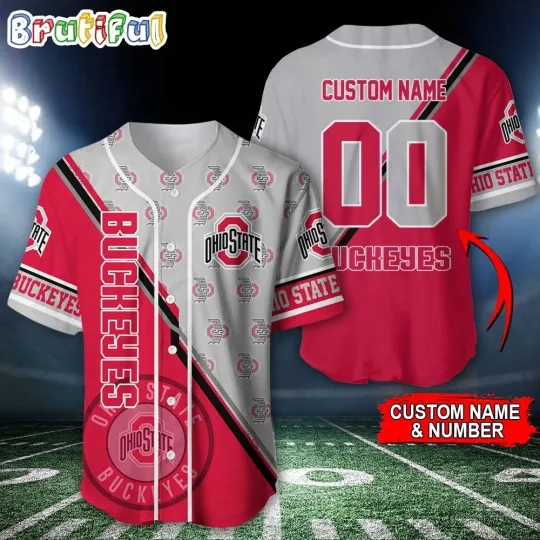 Discover Ohio State Football Team Buckeyes Baseball Jersey Full Sizes