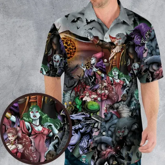 Discover Creature Of The Night Hawaiian Shirt