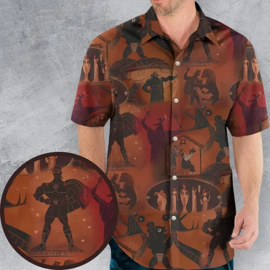Discover Ancient Hero Hercules 1997 Seamless Hawaiian Shirt