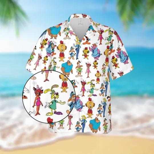 Discover Disney Bonkers Hawaiian Shirt – Grumpy Chief Toon Style