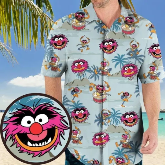 Discover Funny Animal Muppets Hawaiian Shirt, Summer Beach Vacation Shirt