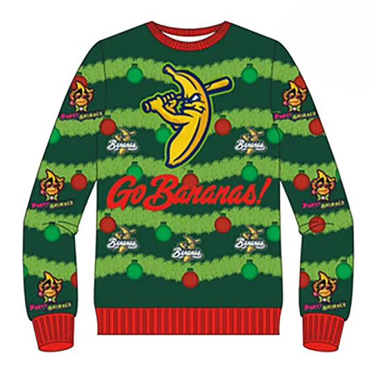 Savannah Bananas Sweater For Unisex CHRISTMAS Size S-5XL