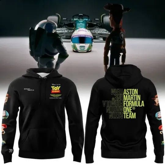 Discover TOY STORY × ASTON MARTIN ARAMCO Special Hoodie