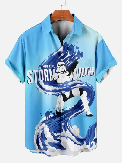 Discover Star Wars Darth Vader Space War Movie Hawaiian Shirt