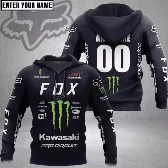 Discover Customized Name Kawasaki Hoodie 3d GLC056853