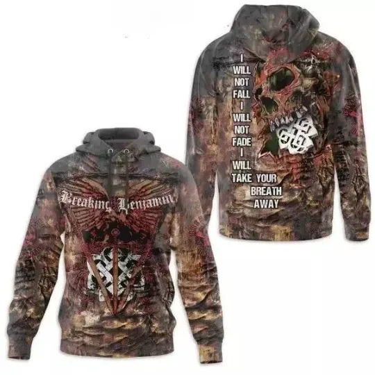 Discover Breaking Benjamin I Will Not Fall I Will Not Fade hoodie 3d GLC054290