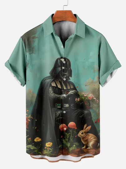 Star Wars Darth Vader With Flower Hawaiian Shirt