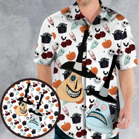 Discover Retro Cool The Nightmare Before Christmas Hawaiian Shirt, Unisex Adult, Size S-5