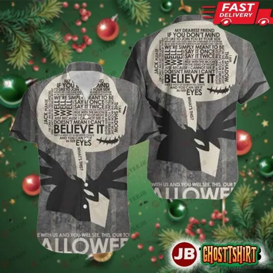 Discover The Nightmare Before Christmas Jack Hawaiian Shirt Ver 3, Unisex Adult, S-5XL