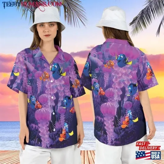 Discover Finding Nemo Hawaiian Shirt And Dory Summer Hawaii Disneyland Vacation