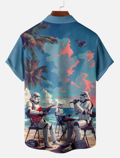Singing on the beach Star Wars Hawaiian Shirt