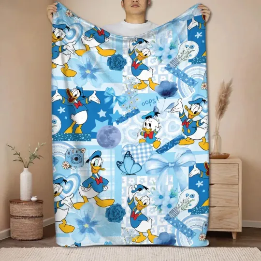 Discover Disney Donald Duck Oops Fleece Blanket