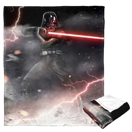 Discover Disney Star Wars Chosen One Darth Vader Cozy Fleece Blanket