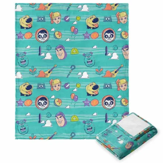Discover Disney Wonder Of Pixar Pixar Mania Cozy Fleece Blanket
